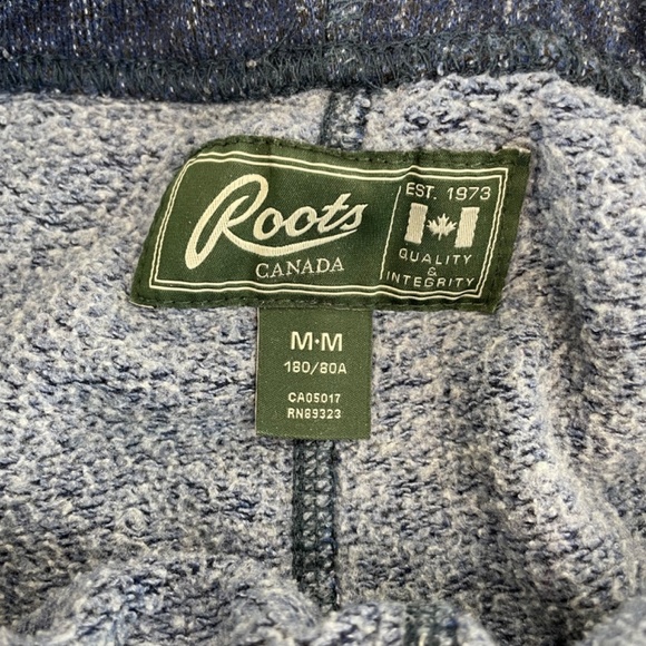 Roots Canada Sweatpants Navy Blue Open Leg Men’s Size Medium - Picture 9 of 14